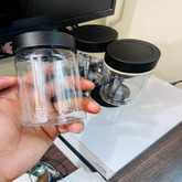 6/4 Spice Jars Set Airtight Grocery Jar for Kitchen Storage Masala Storage Jar Kitchen Accessories Jar Kitchen Jar Storage Airtight Snack Jar Transparent Plastic Container Set Kitchen Organizers Grocery Jars for Pulses, Spices & More