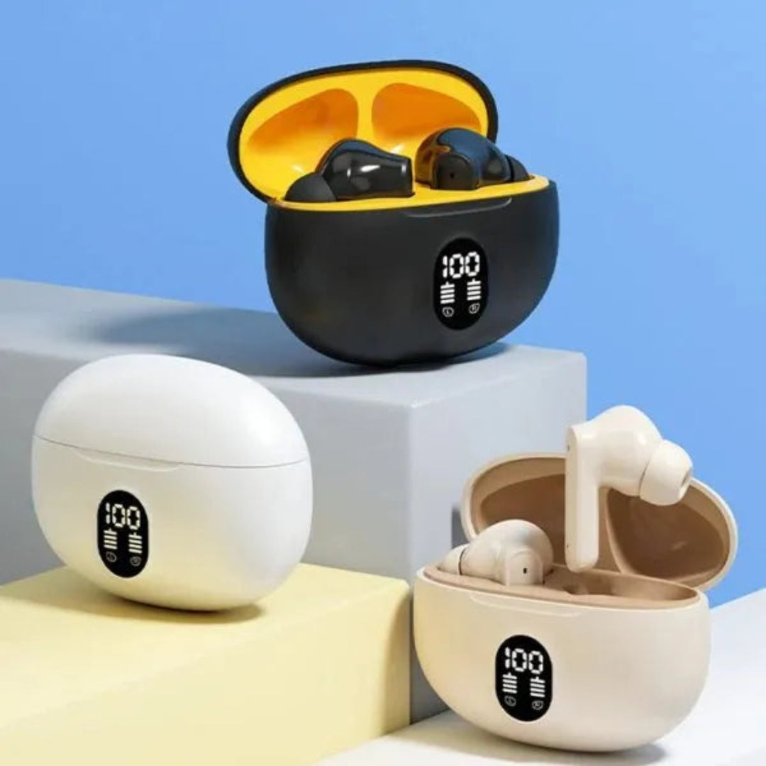 M10 and M04 Stereo TWS Wireless Bluetooth Earbuds V5.0 with Touch Sensor and Built-in Mic, True Stereo, 10m Transmission,