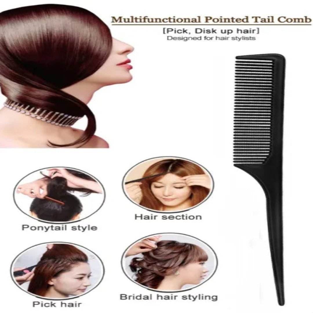 16/6Pcs Hair Style Braider Tool Set & Professional Salon Hair Comb Set Hairdressing Combs Set- Fashion Hair Accessories