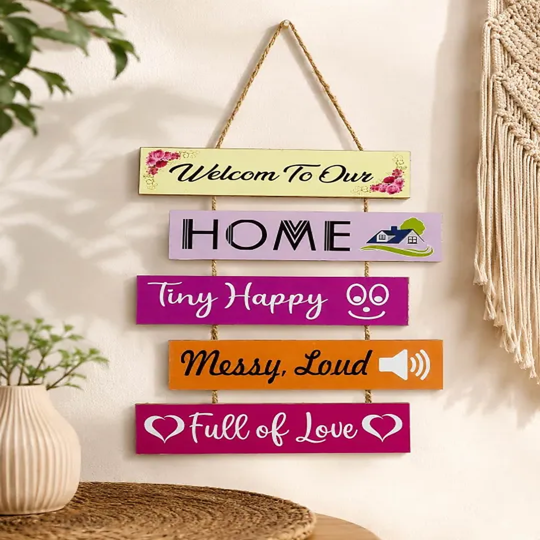 Wooden Wall Hanging quotes for home decoration